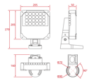 Светильник серии Монако 60W L02C-024A UNI HAUSS