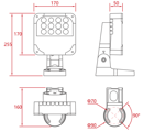 Светильник серии Монако 40W RGBW L02C-004B UNI HAUSS