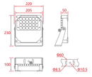 Светильник серии Монако 40W L02C-012A UNI HAUSS